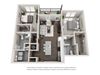 Tarpon 2 Bed 2 Bath Floor Plan Tarpon 2 Bed 2 Bath, 1,064 Sq.Ft. Floor Plan at Tomoka Pointe, Daytona Beach, 32117